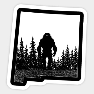 New Mexico Bigfoot Sasquatch Sticker